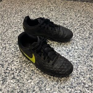 Nike Black & Yellow Soccer Cleats